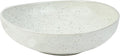White Speckled Ceramic Decorative Bowl, Textured Stoneware Fruit & Salad Bowl, One-of-a-Kind Handmade Artisan Glaze for Entryway or Kitchen Counter Décor