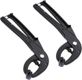 Garneck 2 Pcs Korean Stone Pot Gripper: Aluminum Hot Plate Bowl Tongs for Cooking Portable Anti Scold Frying Pan Grabber Non-Slip Cookware Clamp for Hot Dishes Ceramic Bibimbap