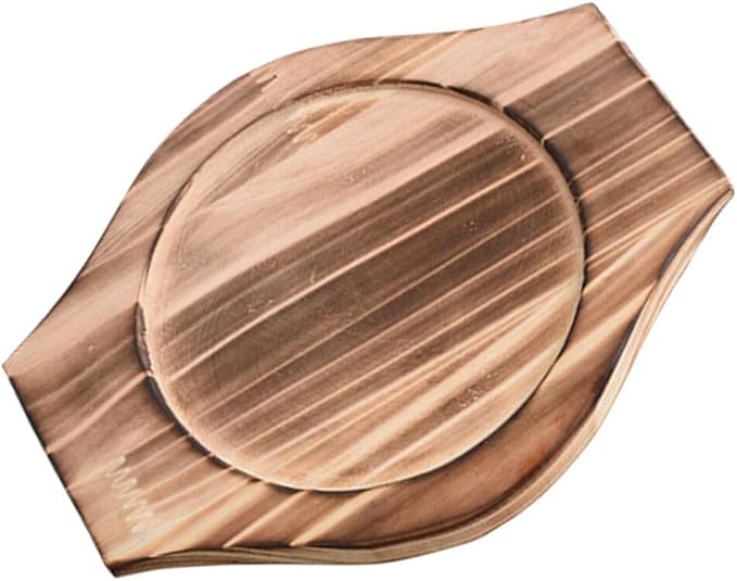Luxshiny Wooden Stone Bowl Mat Sturdy Casserole Holder for Korean Soup Pots Inner Diameter Kitchen Accessory to Prevent Scalding and Protect for Home Dining and