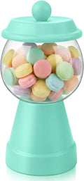 Thyle 27 oz Plastic Candy Jar with Lid Ceramic Candy Jar Food Storage Container for Easter Wedding Party Centerpieces DIY Gifts Game Table Ornament Holder Treats(Baby Green)
