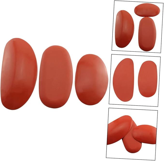 PLAFOPE 3sets Sculptural Clay Tools for Ornaments Mud Rib Sculpting Kit Red for Pottery Crafting and Shaping Compact for Easy Storage
