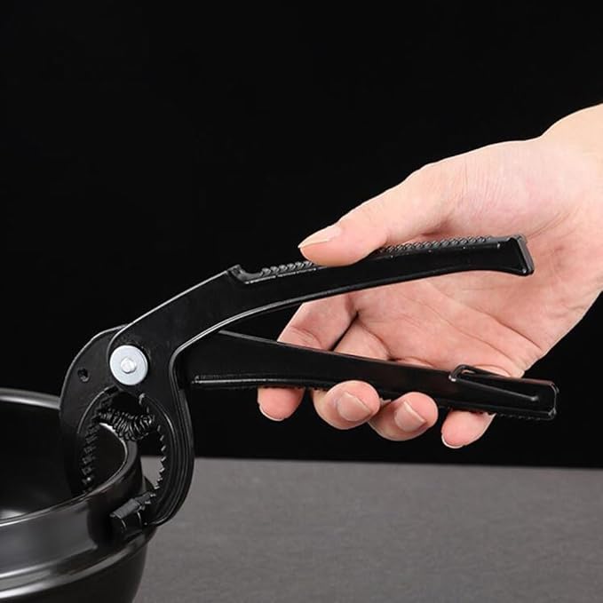 Korean Stone Pot Clamp 8.26In Non-Slip Bowl Gripper Cookware Holder Anti-Scalding Pan Clamp for Hot Dishes Kitchen Utensils