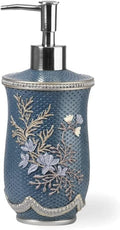 Zahari Home Capri Stylish Soap Dispenser Set - Modern Print Design for Kitchen and Bathroom - Lotion Pump, Dish Soap, Hand Sanitizer, Hand Soap - Cute and Practical