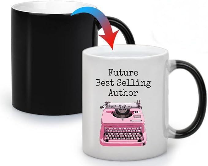 Funny Coffee Mug Future selling Author Color Changing Mug,Heat Activated Cup 11oz