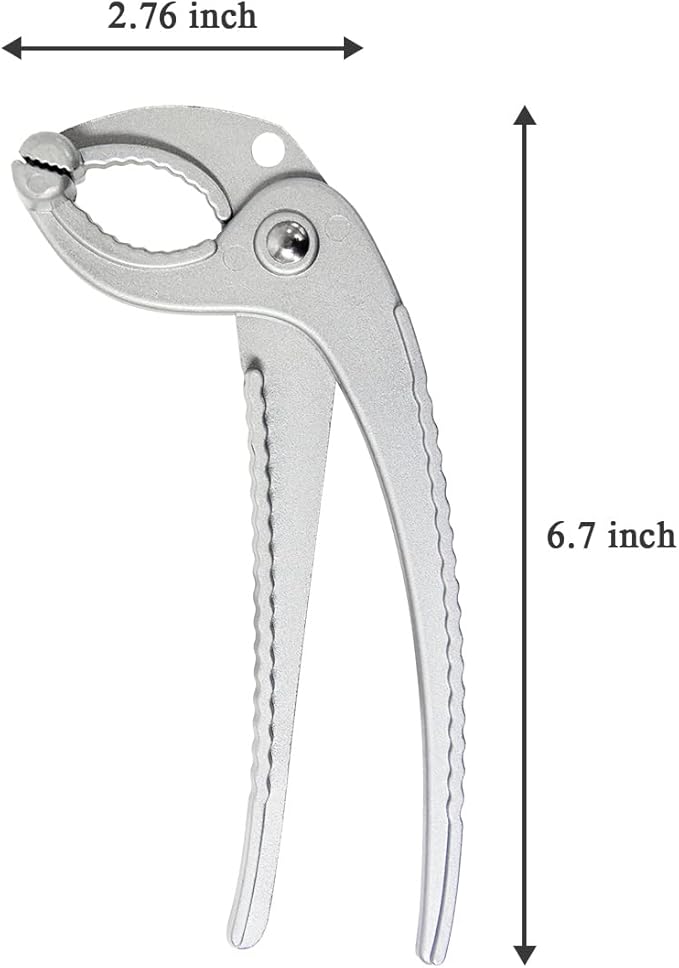Hot Pot Gripper Holder for Korean Stone Ceramic Bibimbap Bowl (Dolsot, Ddukbaegi) Aluminum Tongs, Sizzling Hot Plate