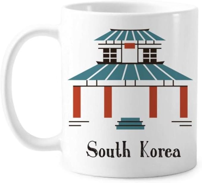 South Korea Landmarks The Phylum Mug Pottery Ceramic Coffee Porcelain Cup Tableware