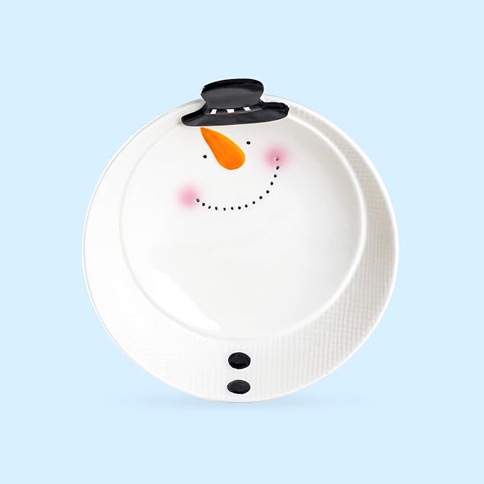 Potter's Studio Snowman Serving Bowl
