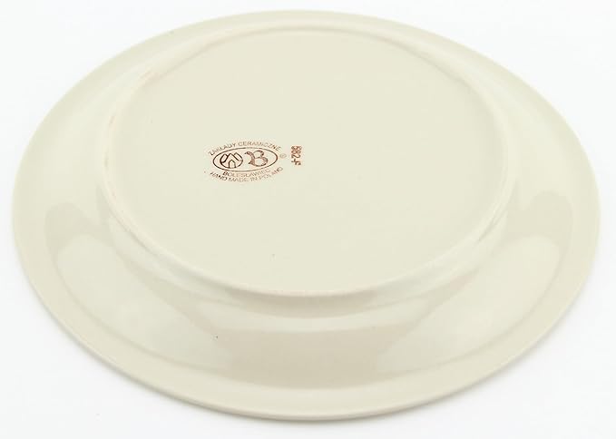 Polish Pottery Market Handmade Dinner Plate 10.75" Diameter by Zaklady Boleslawiec Poland - Dinnerware - Polish Stoneware