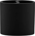 Matte Black Resin Toothbrush Holder - Small Electric Toothbrush Organizer for Bathroom Vanity Countertops & Desk, Holds Pencil Brushes/Toothpaste