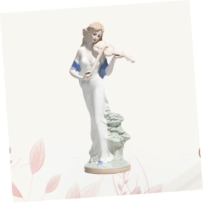 Handmade Ceramic Sculpture for Table Home Decor White Ornament Sculpture Decor for Living Room