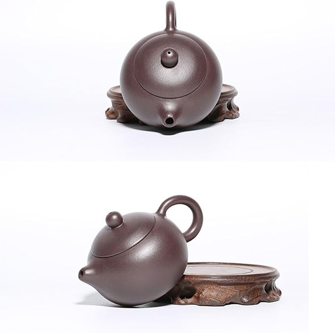 Xishi Teapot 6oz Chinese Yixing Zisha Clay Pot Ceramics Purple Sand Mud Kungfu Tea Maker Set Kettle 9 Hole Filter (purple 180ml)