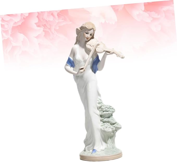 Handmade Ceramic Sculpture for Table Home Decor White Ornament Sculpture Decor for Living Room