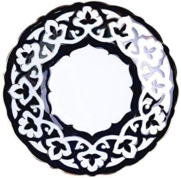 Medium Plate Gilded, Decorative Plates, Plates Sets, Hand-painted Plate, Plates Handmade, Pottery Plates, Plates Set, Decorative Plate Set