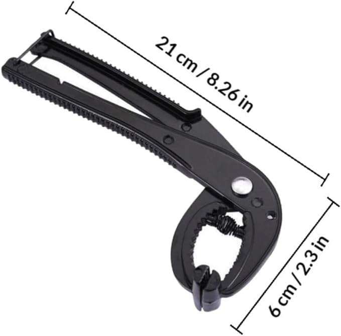 Healifty Multi Functional Korean Stone Pot Clamp High Temperature Resistant Scald Gripper for Hot Pots and Pans Wear Resistant Portable Kitchen Tool for Camping and Home Use