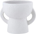 Santa Barbara Design Studio Vases for Home and Office Décor Ceramic Flower Vase, Short, White