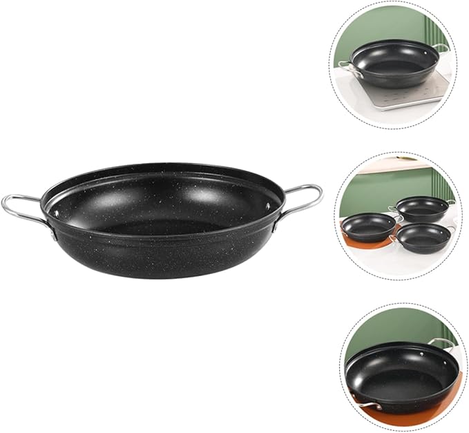 Mobestech Stainless Steel Korean Stone Pot Simmer Pot Cookware Home Wok Easy to Clean
