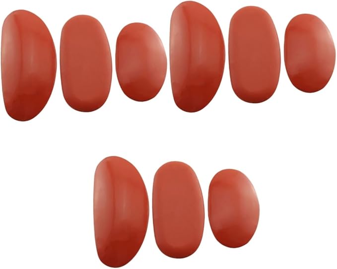 PLAFOPE 3sets Sculptural Clay Tools for Ornaments Mud Rib Sculpting Kit Red for Pottery Crafting and Shaping Compact for Easy Storage