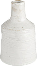 Santa Barbara Design Studio Pure Design Modern Ceramic Pottery Vase for Home Decor, 8-Inches High, White