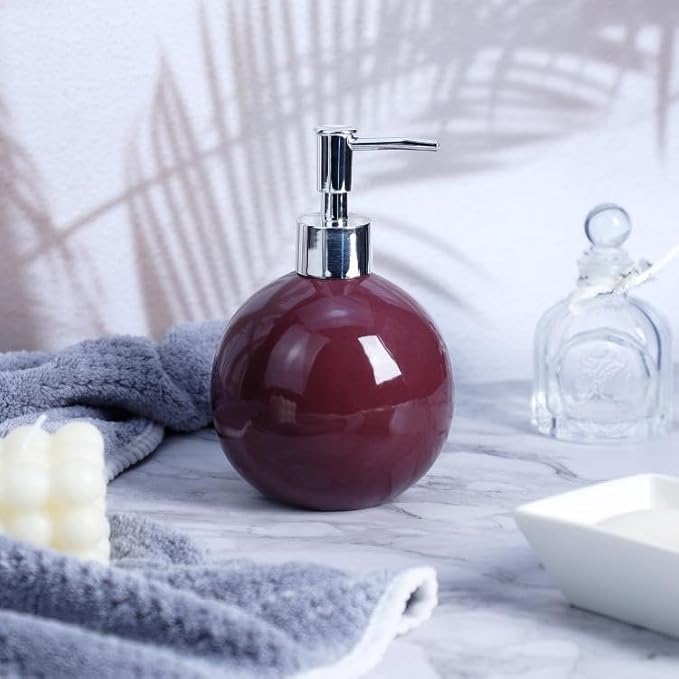 123Arts Ceramic Lotion Bottle Hand Soap Dispenser Liquid Soap Dispenser Soap Lotion Holder