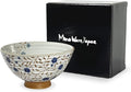 Traditional Style Japanese Ceramics Rice Bowl Chawan Pottery, Dishwasher Microwave Safe Made in Japan (Kohiki Kozakura, Medium (oohira))