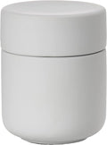 ZONE DENMARK Ume Taupe Cosmetic Jar - Elegant and Functional Storage Solution for Your Beauty Essentials, Infusing Scandinavian Design into Your Vanity Space (Soft Grey)