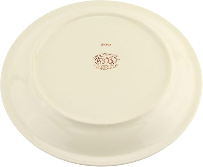 Polish Pottery Market Handmade Dinner Plate 10.75" Diameter by Zaklady Boleslawiec Poland - Dinnerware - Polish Stoneware