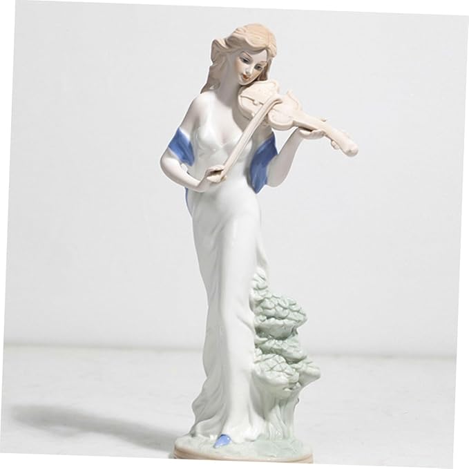 Handmade Ceramic Sculpture for Table Home Decor White Ornament Sculpture Decor for Living Room