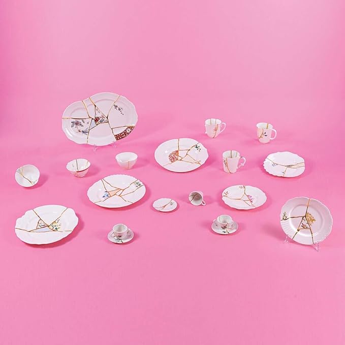 Seletti - KINTSUGI - Porcelain Bowl n°1 cm 15,2