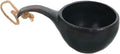 Vintage Japanese Ceramic Dessert Bowl Rustic Miso Rice Bowl for Soup Outdoor Camping Picnics Creative Serving Container with Handle