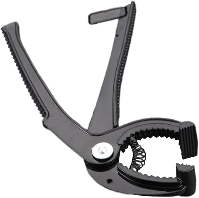 Tofficu Anti-scald Korean Stone Pot Clamp Tongs, Non-slip Iron Pan Gripper for Hot Pot and Cookware Handling in Kitchen