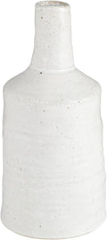 Santa Barbara Design Studio Pure Design Modern Ceramic Pottery Vase for Home Decor, 10.5-Inches Tall, White