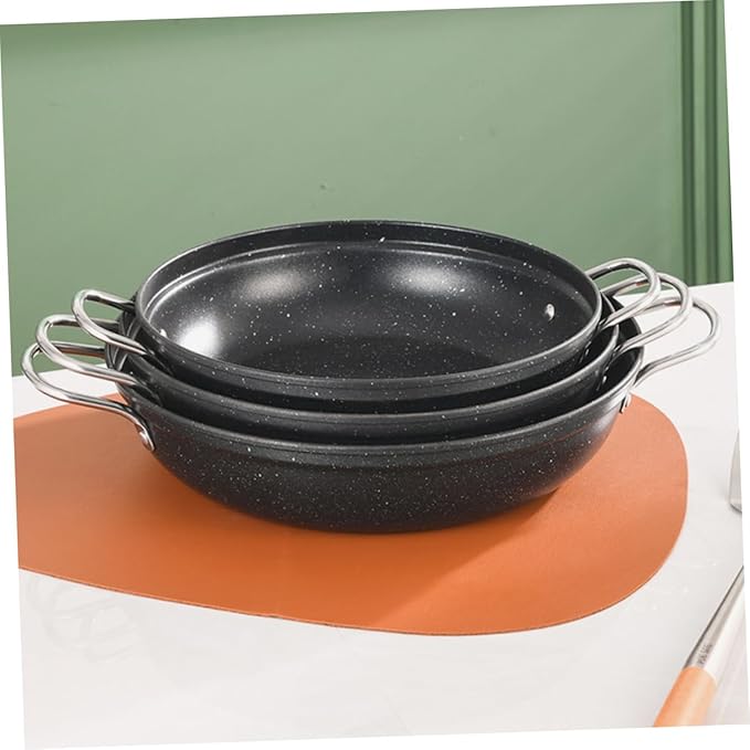 Garneck Cooking Pot Korean Stone Pot Stainless Steel Stock Round Bottom Heat Distribution Versatile Use