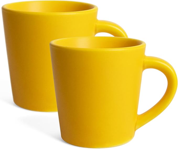 4.2 oz Espresso Cups Set of 2, Ceramic Coffee Mugs Demitasse Cups, Small Espresso Mugs for Shot of Coffee, Tea Cups with Handles, Gift for coffee Lovers