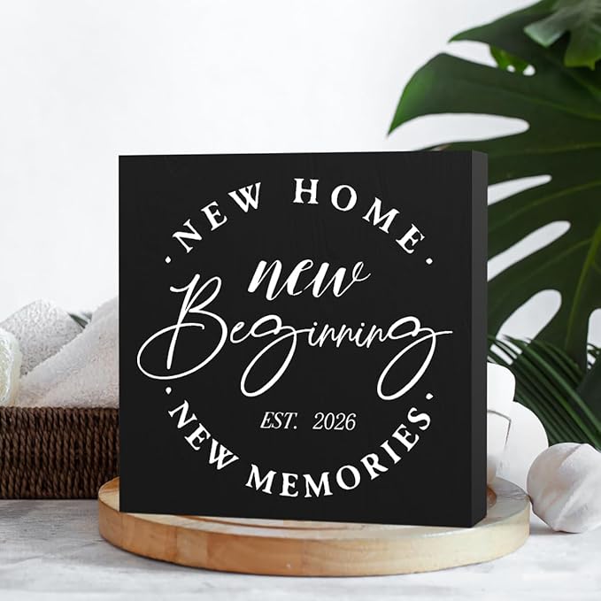 Great Housewarming Gifts New Home Gift Ideas Great Housewarming Decor Rustic Accessories Decor Wooden Box 5.1 x 5.1 Inches