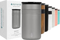 Elemental Artisan Insulated Tumbler, Triple Wall Coffee Travel Mug, Reusable Stainless Steel Coffee Tumbler with Ceramic Lid, Thermal Coffee Cups for Hot (6 Hrs) & Cold (18 Hrs), 12oz - Graphite
