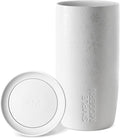 Simple Modern Voyager Signature | Christmas Travel Coffee Mug Tumbler with 360° Lid | Ceramic-Lined Insulated Stainless Steel Cup | Holiday Gifts for Women Men Her Him | 16oz | Frosty Snowflakes
