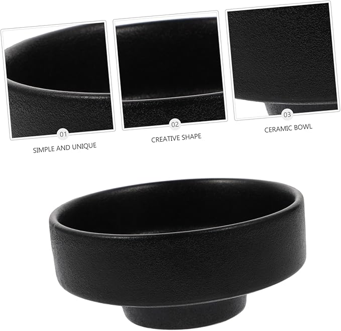 1Pc Frosted Ceramic Ramen Bowl Creative Soup Bowl for Noodles and Easy to Clean for Instant Meals Compact Design for Snacks and Food