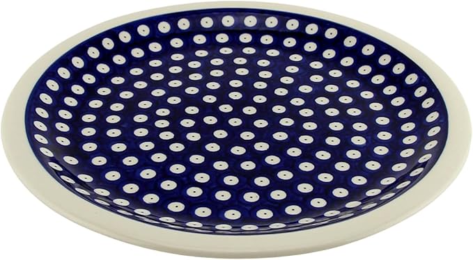 Polish Pottery Market Handmade Dinner Plate 10.75" Diameter by Zaklady Boleslawiec Poland - Dinnerware - Polish Stoneware