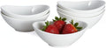 6 Oz Dipping Bowls, 5" Ceramic Soy Sauce Dish Side Dishes Small Appetizer Plates Set of 6, for Dessert Ice Cream Snack Pudding Creme Brulee Ketchup Vinegar, Condiment Servers to BBQ & Party Dinner