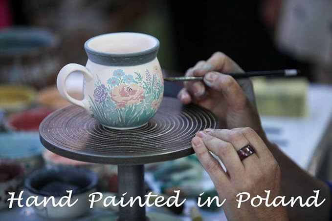 Polmedia Polish Pottery Rectangular Baker UNIKAT - Brilliant Butterfly Popp Pattern Handmade in Boleslawiec Poland by Ceramika Bona + Certificate of Authenticity