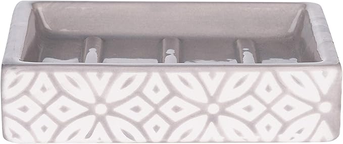 Groovy Bathroom Accessories Set - Complete Bath Accessory Sets Includes Soap Dispenser, Toothbrush Holder, Tumbler, Soap Dish,