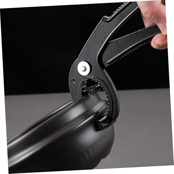 BESPORTBLE Cookware Clamp and Bowl Gripper for Korean Stone Pots, Iron Plate Clip with Anti-Skid and Heat-Resistant Handle, Kitchen Tongs for Hot Pot and Pan Handling