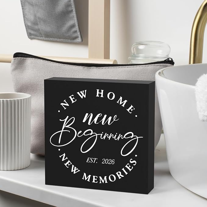 Great Housewarming Gifts New Home Gift Ideas Great Housewarming Decor Rustic Accessories Decor Wooden Box 5.1 x 5.1 Inches