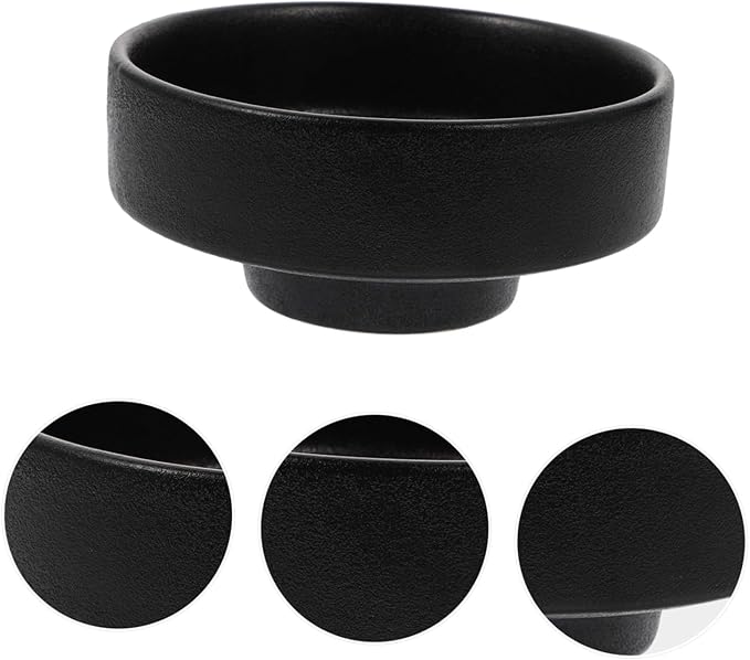 Ceramic Frosted Ramen Bowl High Footed Soup Container for Instant Noodles Salad and Food Storage Household Deep Porcelain Bowl