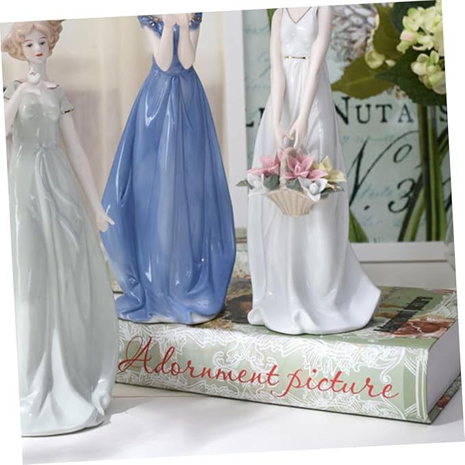 Unique Ceramic Figurine Home Adornment Delicate Crafts for Home Decor Living Room
