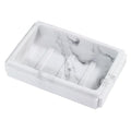 Avanti Linens - Soap Dish, Resin Counertop Decor, Marble Designed Bathroom Accessories (Catania Collection)