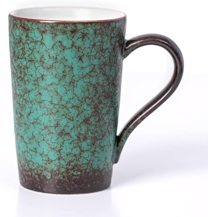 Premium Ceramic Coffee Mug 11oz – Unique Handmade Style Mug for Office & Home, Microwave Dishwasher Safe, Artistic Gift Coffee Cup for Yourself or Friends