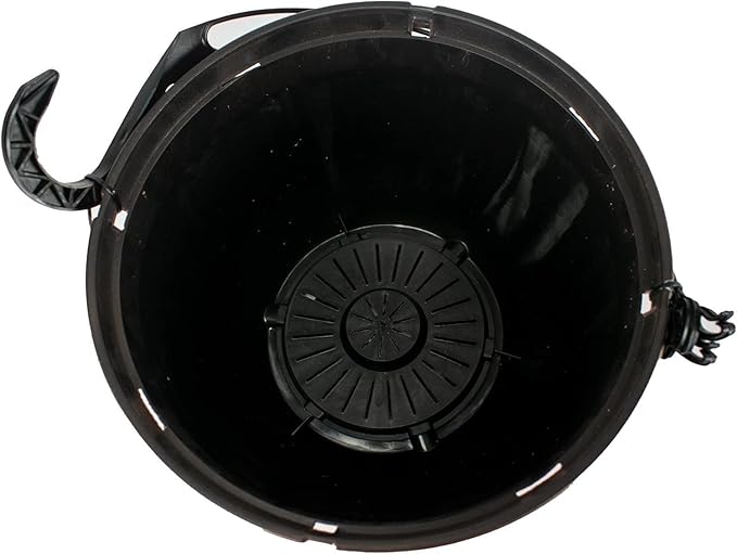 The HC Companies 11 Inch Hanging Metallic Planter - Round Hanging Basket for Indoor Outdoor Plants, Bronze