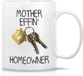 Retreez Funny Mug - Mother Effin Homeowner New Housewarming 11 Oz Ceramic Coffee Mugs - Funny, Sarcasm, Sarcastic, Motivational, Inspirational birthday gifts for friends, coworkers, dad mom her him