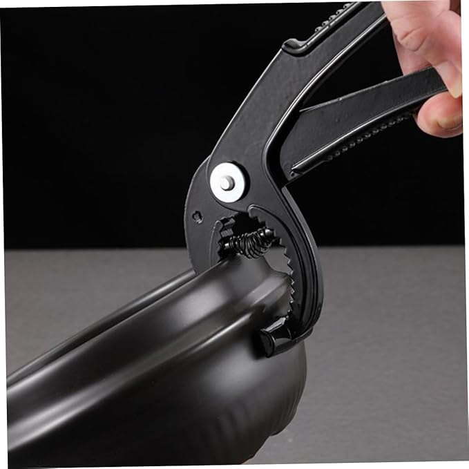 Cabilock Scald Korean Stone Pot Clamp Plier Non Slip Pot Lifter for Hot Bowls and Plates Lightweight Cooking Gripper with Seamless Design for Safe Handling